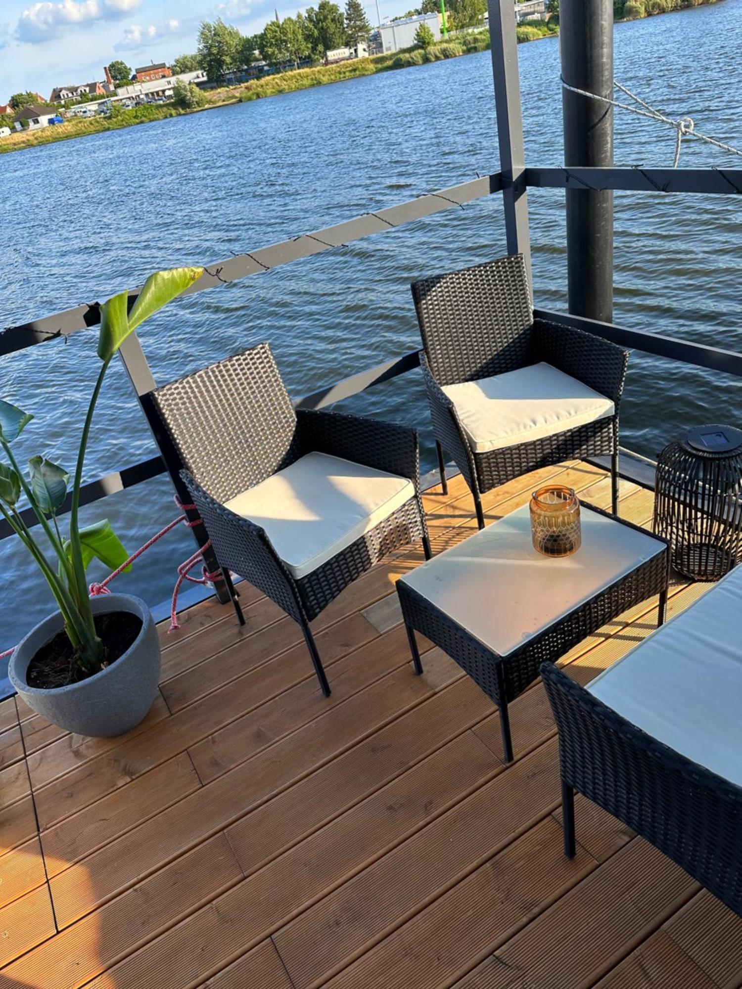 Premium Hausboot Trave Traum Apartment Lubeck